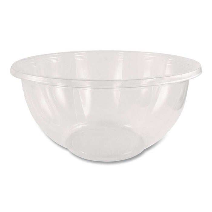 PLA Salad Bowls, 32 oz, 6.7" dia x 3.3" h, Clear, Plastic, 600/Carton