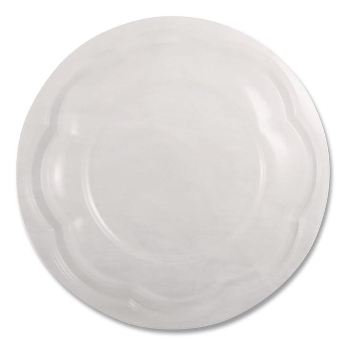 PLA Salad Bowl Lids, 5.4" dia x 0.8"h, Clear, Plastic, 450/Carton