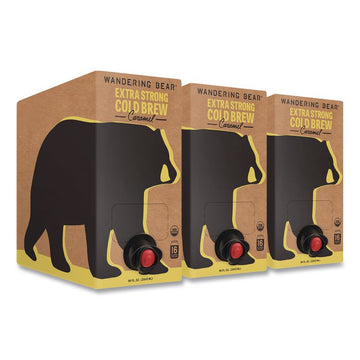 Caramel Cold Brew Coffee Tap Box, 96 oz, 3/Carton
