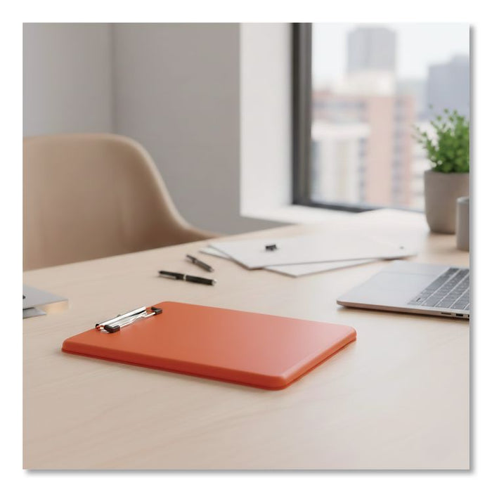 SlimMate Storage Clipboard, 0.5" Clip Capacity, Holds 8.5 x 11 Sheets, Red