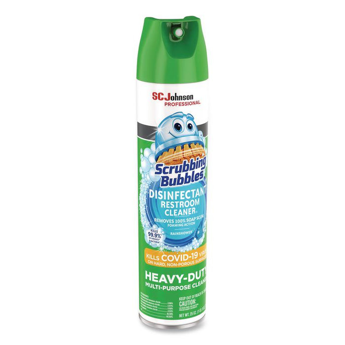 Disinfectant Restroom Cleaner II, Rain Shower Scent, 25 oz Aerosol Spray