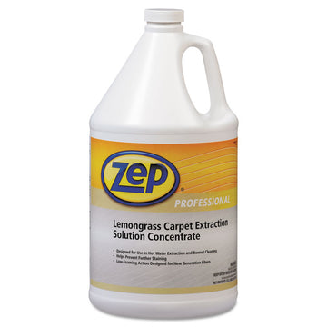 Carpet Extraction Cleaner, Lemongrass Scent, 1gal Bottle