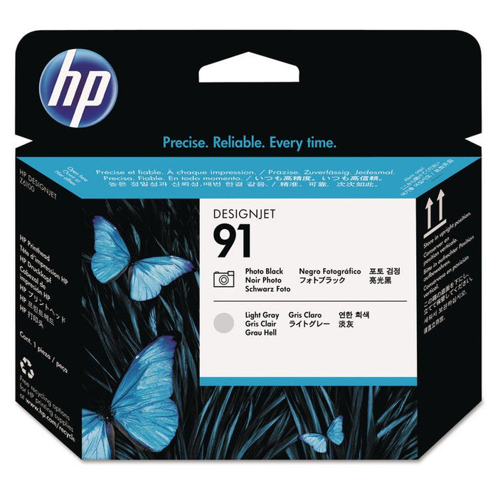 HP 91, (C9463A) Light Gray/Photo Black Printhead