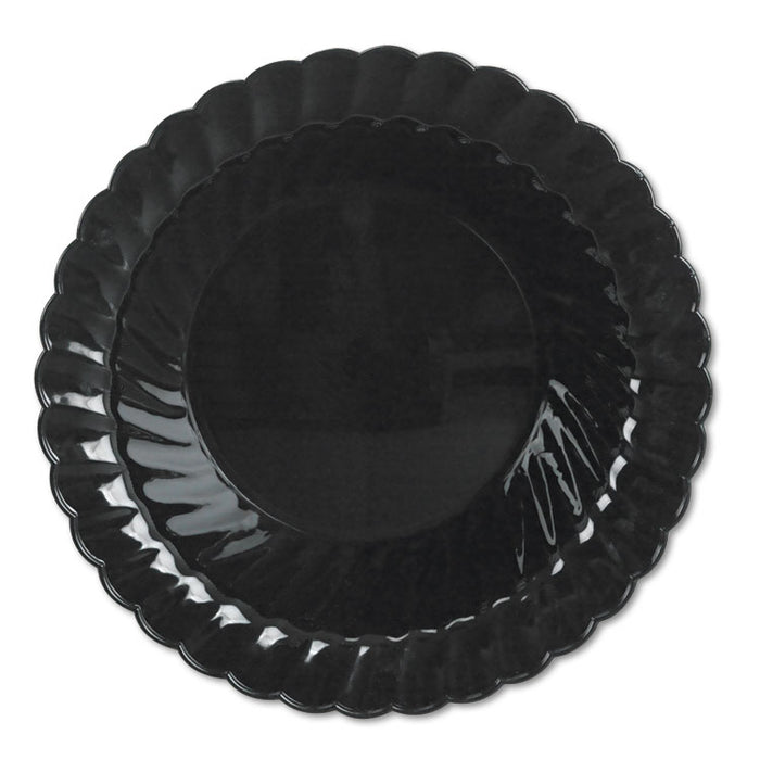 Classicware Plastic Bowls, 10 oz, Black, 180/Carton