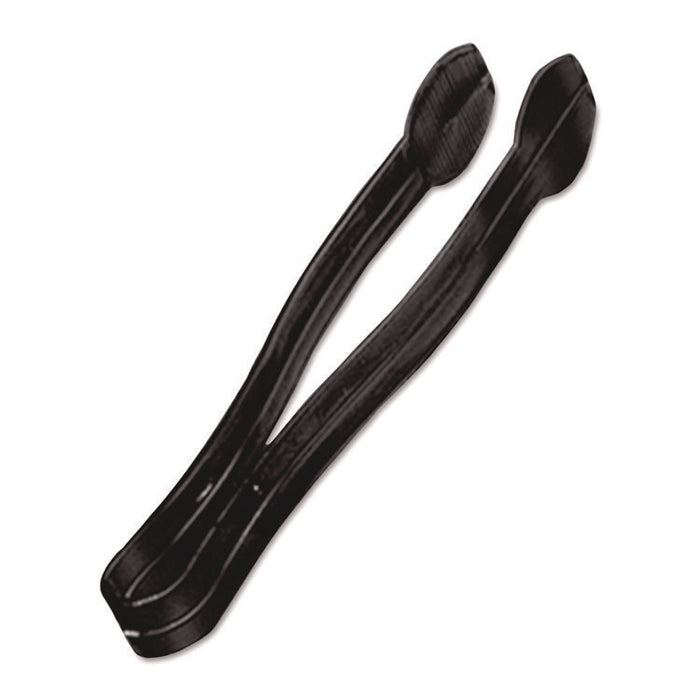 Caterline Tongs, Plastic, 9", Black, 48/Carton