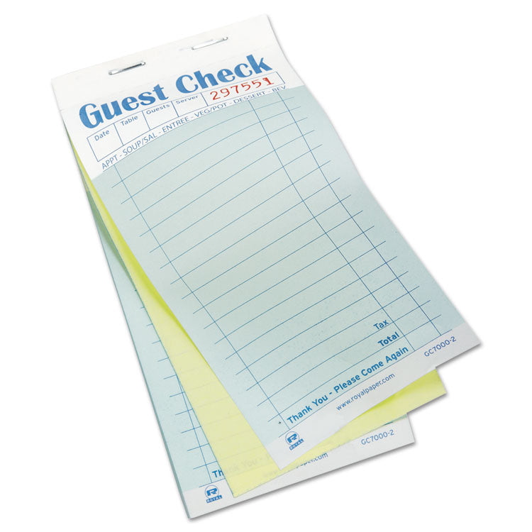 Foodservice › Table Service › Guest Checks