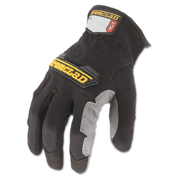 Workforce Gloves, EN388: 3121, Medium, Gray/Black, Pair