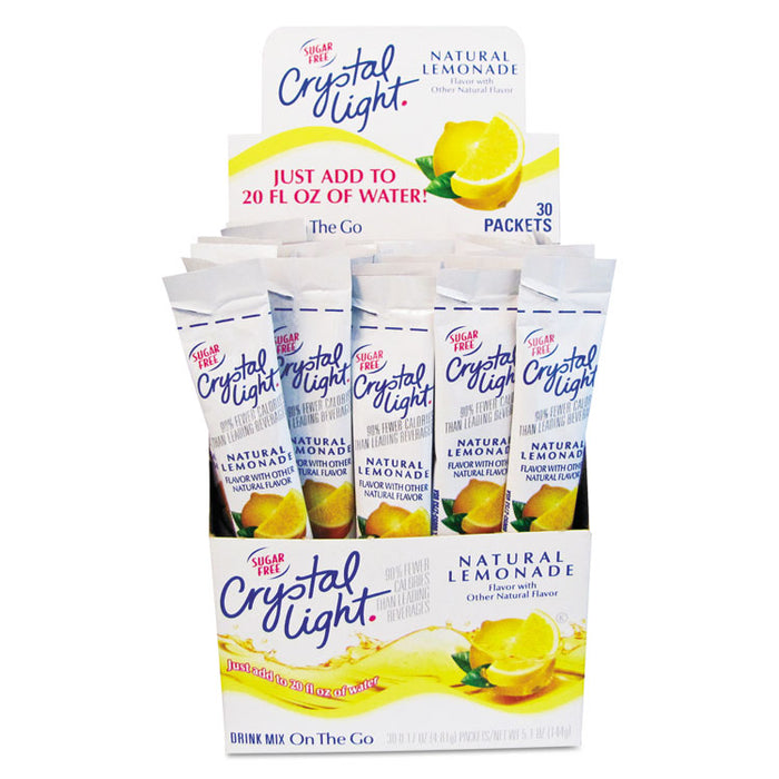 Flavored Drink Mix, Lemonade, 0.17 oz Packet, 30/Box