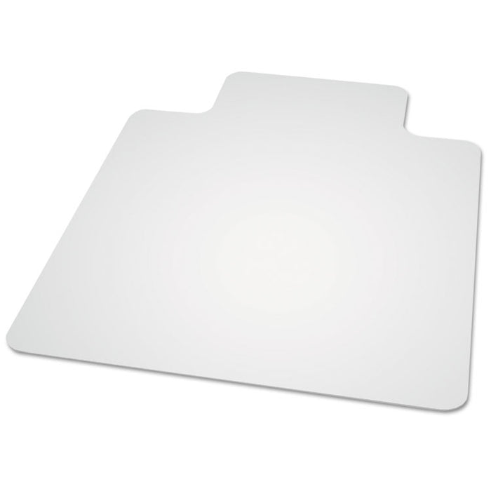 Natural Origins Biobased Chair Mat for Hard Floors, Rectangular with Lip, Straight Edges, 45" x 53", Clear