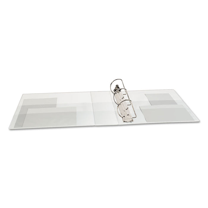 TouchGuard Protection Heavy-Duty View Binders with Slant Rings, 3 Rings, 3" Capacity, 11 x 8.5, White