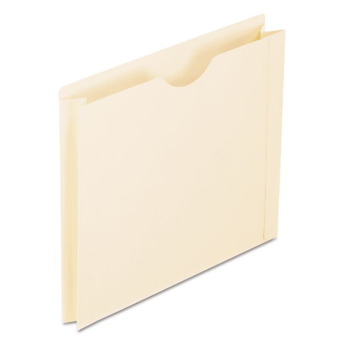 Manila Reinforced File Jackets, 2-Ply Straight Tab, Letter Size, Manila, 50/Box
