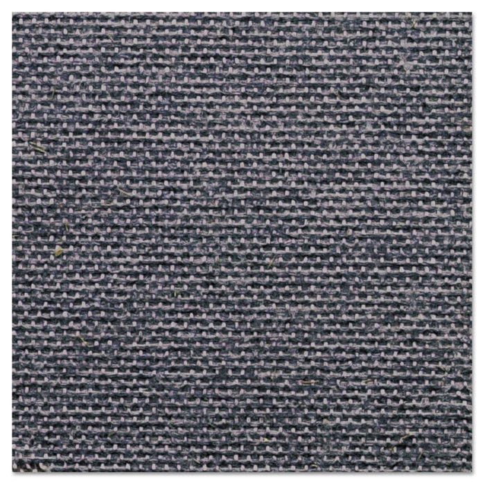 Enclosed Indoor Fabric Bulletin Board with Three Hinged Doors, 72" x 48", Gray Surface, Graphite Gray Aluminum Frame
