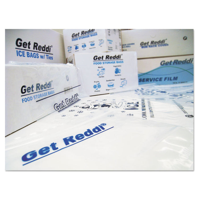 Food Bags, 4.5 gal, 10" x 4" x 20", Clear, 1,000/Carton