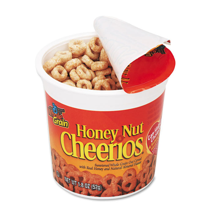 Honey Nut Cheerios Cereal, Single-Serve 1.8 oz Cup, 6/Box