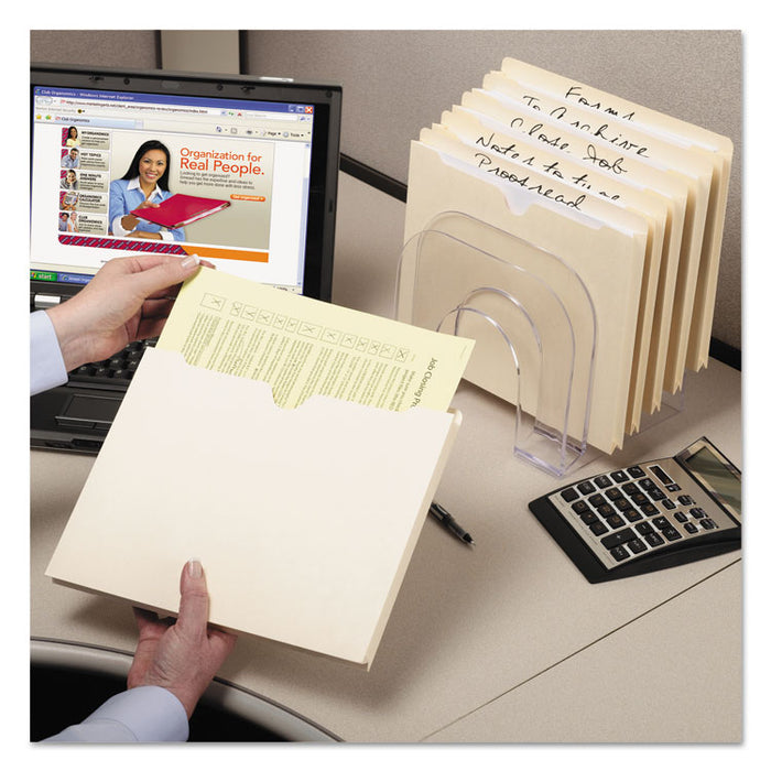 Manila File Jackets, 2-Ply Straight-Tab, Legal-Size, Manila, 50/Box