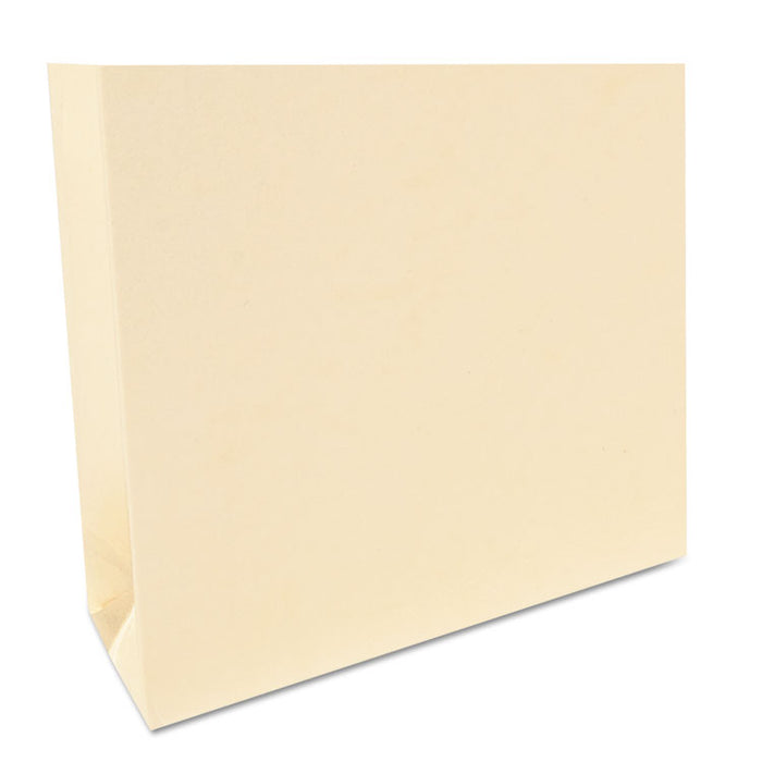 Manila File Jackets, 1 Ply Straight Tab, Letter Size, Manila, 50/Box