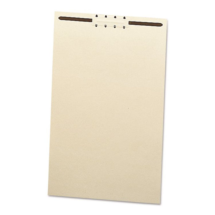 Fastener File Backs, 1 Fastener: 2" Capacity, Legal Size, Manila, 100/Box