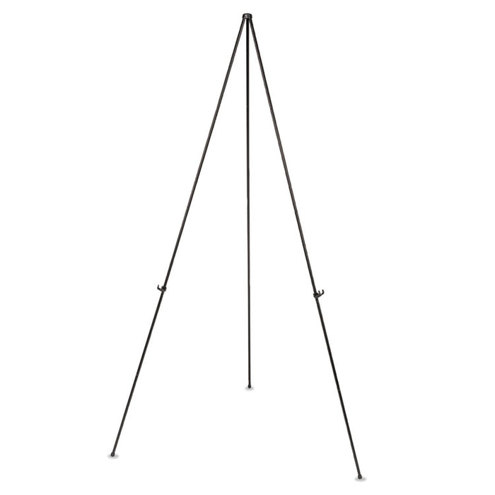 Lightweight Instant Easel, 61.5" Tall, Metal, Black