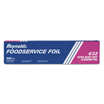 Extra Heavy-Duty Aluminum Foil Roll, 18" x 500 ft