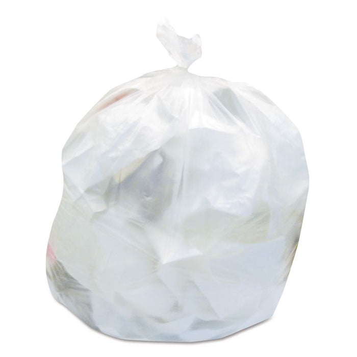 Linear Low Density Can Liners with AccuFit Sizing, 55 gal, 0.9 mil, 40" x 53", Clear, 50/Box