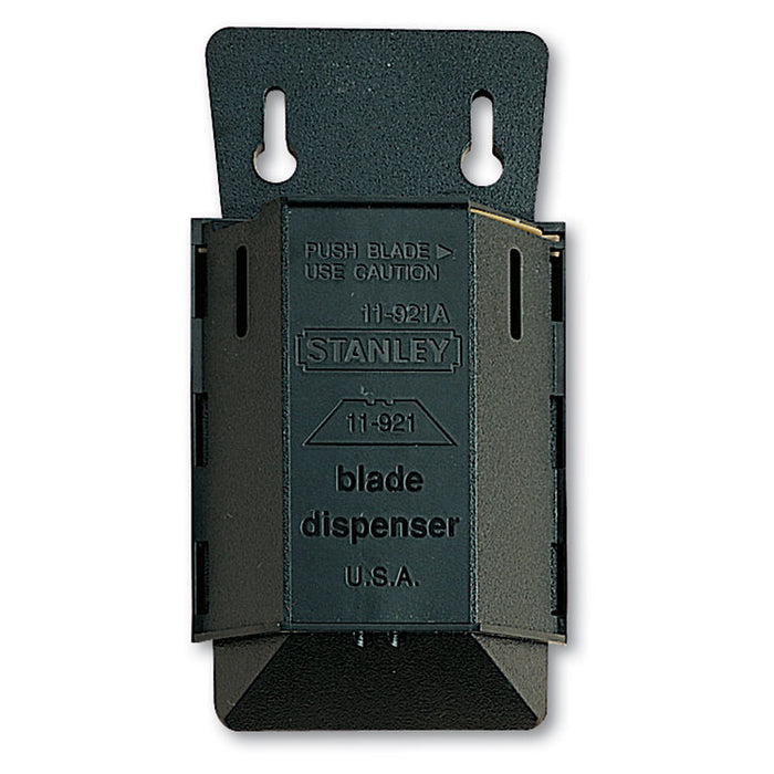 Wall Mount Utility Knife Blade Dispenser with Blades, 100/Pack