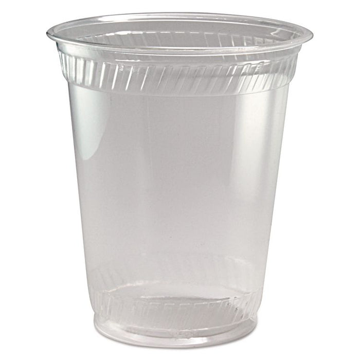 Greenware Cold Drink Cups, Squat, 12 oz to 14 oz, Sugarcane, Clear, 1,000/Carton