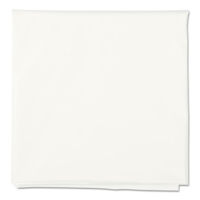 Octy-Round Plastic Tablecover, 82" Diameter, White, 12/Carton