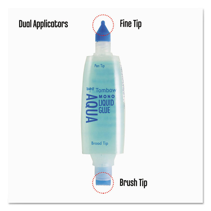 MONO Aqua Liquid Glue, 1.69 oz, Dries Clear