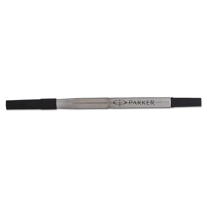 Refill for Parker Roller Ball Pens, Fine Conical Tip, Black Ink