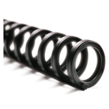 ProClick Easy Edit Spines for 11 x 8.5 Documents, 32 Rings, 0.5" (85-Sheet) Capacity, Black, 25/Pack