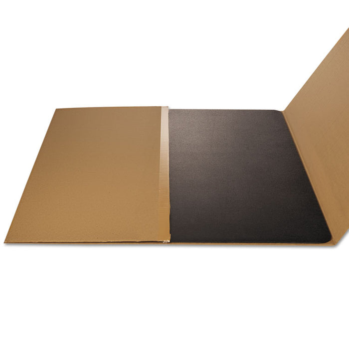 EconoMat Non-Studded All Day Use Chair Mat for Hard Floors, Rectangular, 45" x 53", Black, Ships Flat
