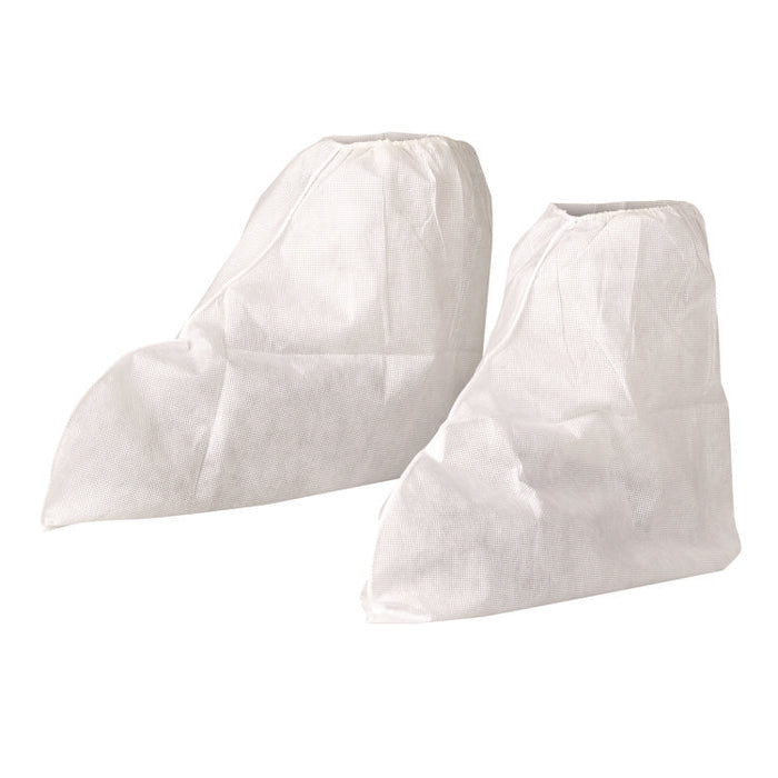 A20 Boot Covers, MICROFORCE Barrier SMS Fabric, One Size Fits Most, White, 300/Carton