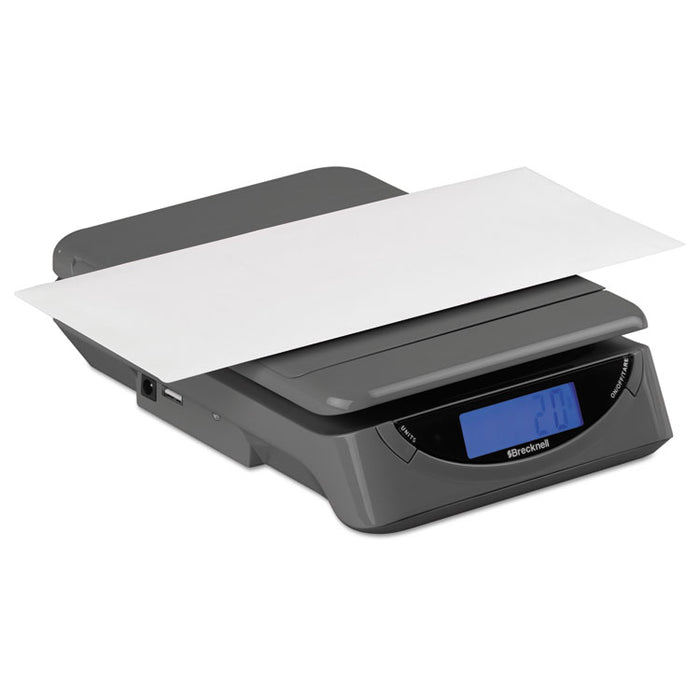 25lb Electronic Postal Shipping Scale, 8 x 6 Platform, Gray