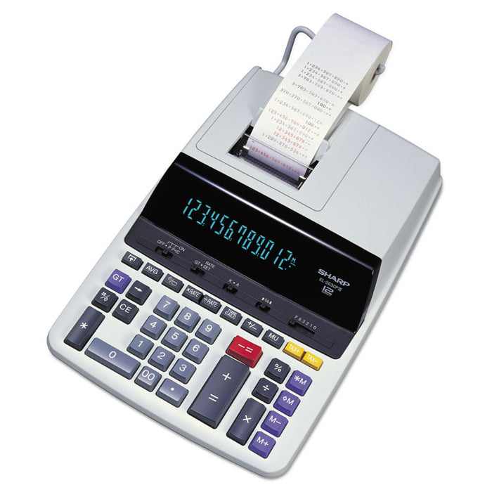 EL2630PIII 2-Color Printing Calculator, Black/Red Print, 4.8 Lines/Sec