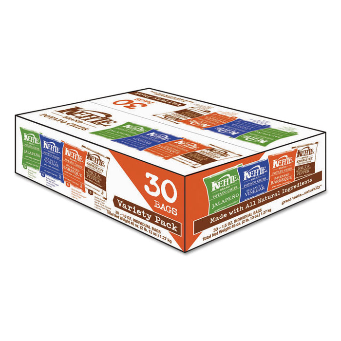 Potato Chips, Assorted Flavors, 1.5 oz Bag, 30/Carton