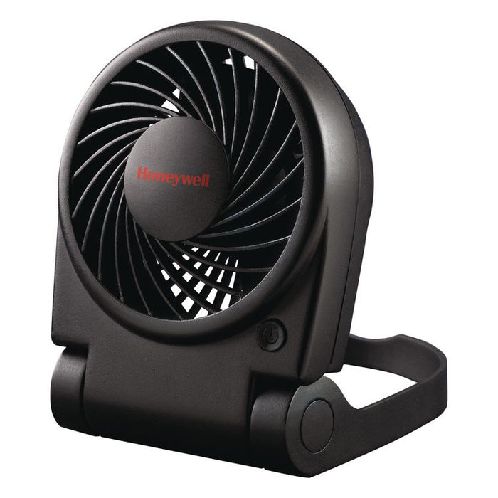 Turbo On The Go USB/Battery Powered Fan, 3", 1 Speed, Black