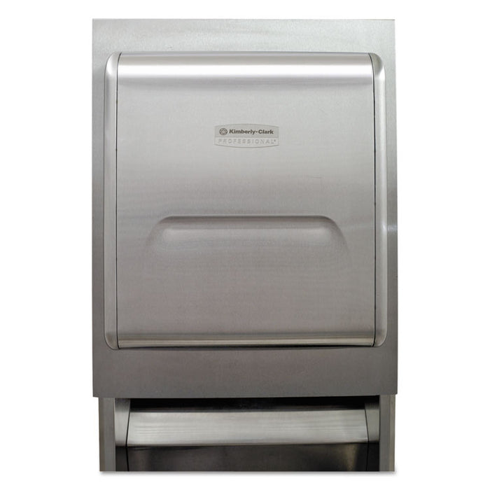 MOD_COL Recessed Dispenser Housing with Trim Panel, 11.13 x 4 x 15.37, Stainless Steel