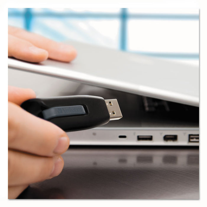 Store 'n' Go V3 USB 3.0 Drive, 128 GB, Black/Gray