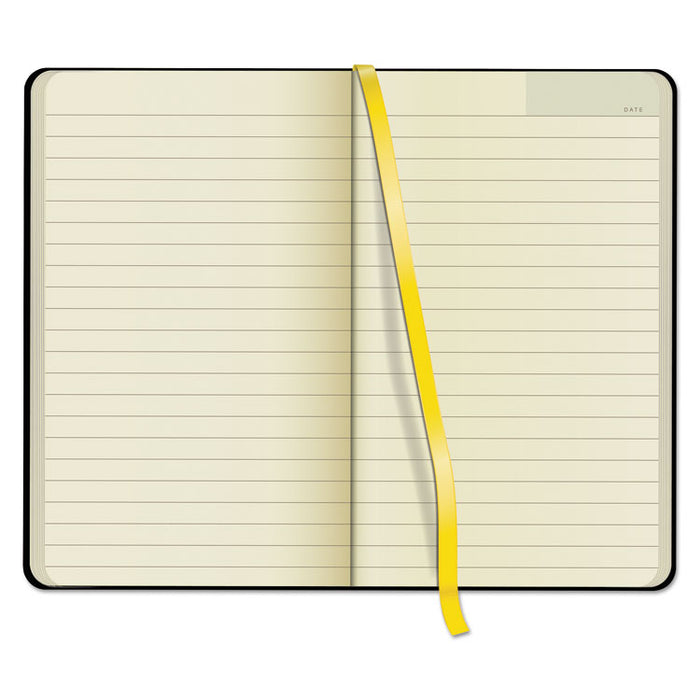 Idea Collective Journal with Elastic Closure, 1-Subject, Wide/Legal Rule, Black Hardcover, (120) 8.25 x 5 Sheets
