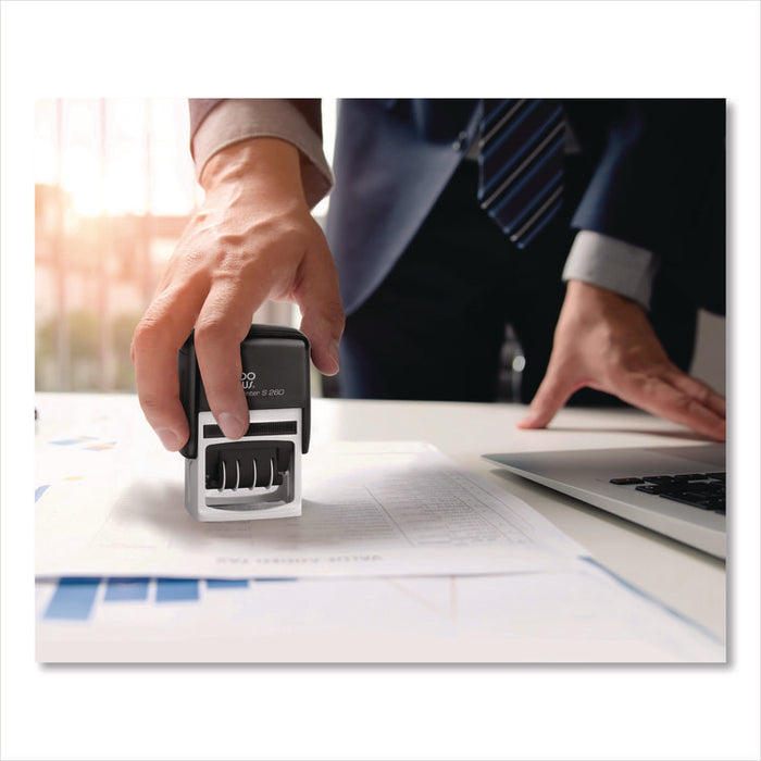 4 in 1 e-Message Dater, 0.94 x 1.75, COMPLETED/EMAILED/ENTERED/SCANNED