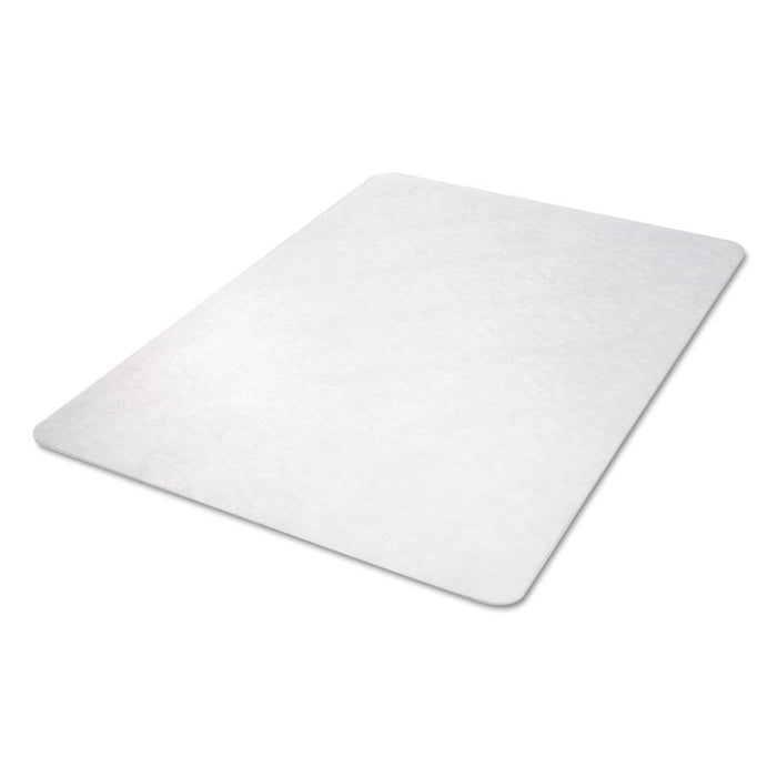EconoMat Non-Studded All Day Use Chair Mat for Hard Floors, Rectangular, 45" x 53", Clear, Ships Rolled