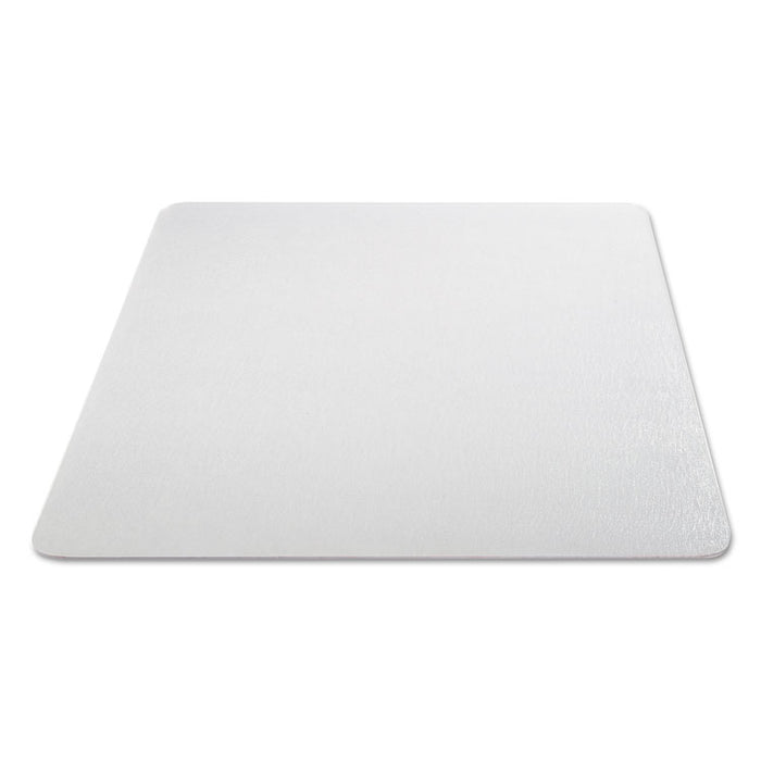 EconoMat Non-Studded All Day Use Chair Mat for Hard Floors, Rectangular, 45" x 53", Clear, Ships Rolled