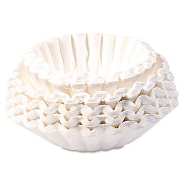 Coffee Filters, 12 Cup Size, Flat Bottom, 3,000/Carton