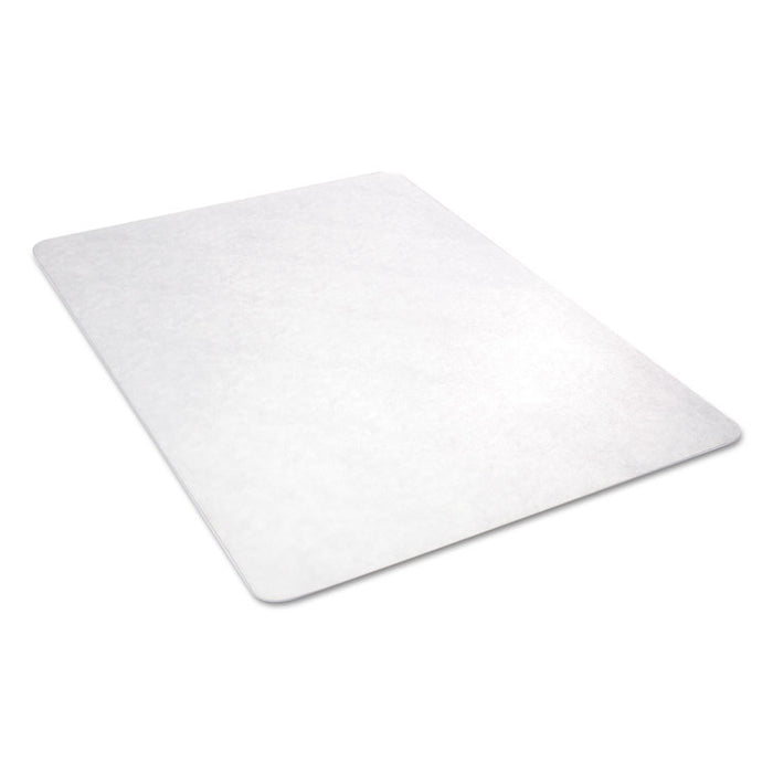 EconoMat Non-Studded All Day Use Chair Mat for Hard Floors, Rectangular, 45" x 53", Clear, Ships Rolled