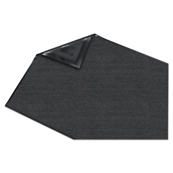 Platinum Series Walk-Off Indoor Wiper Mat, Rectangular, Gray Carpeted Surface, 48" x 72"