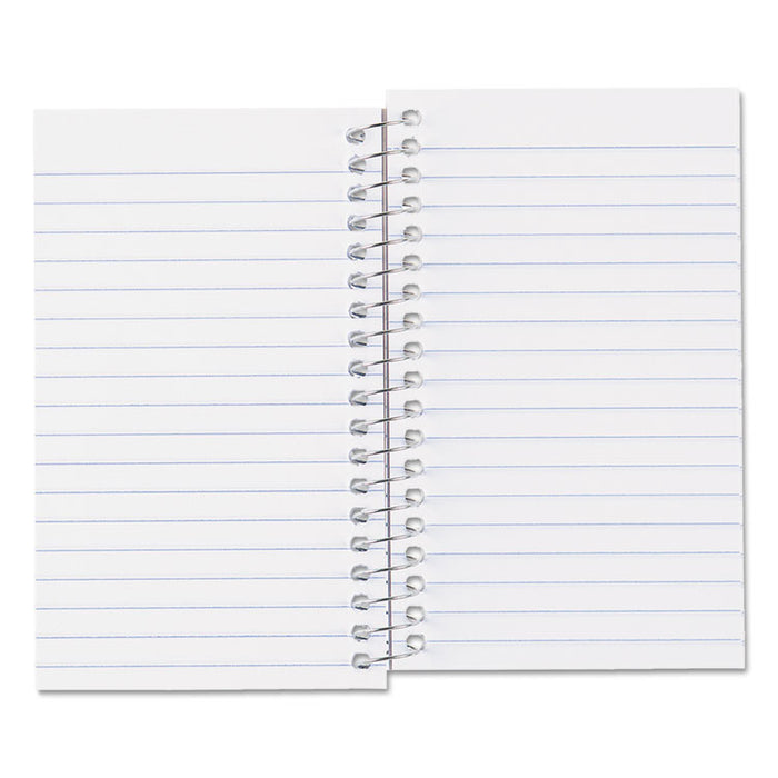 Paper Blanc Xtreme White Wirebound Memo Books, Narrow Rule, Randomly Assorted Cover Color, (60) 5 x 3 Sheets