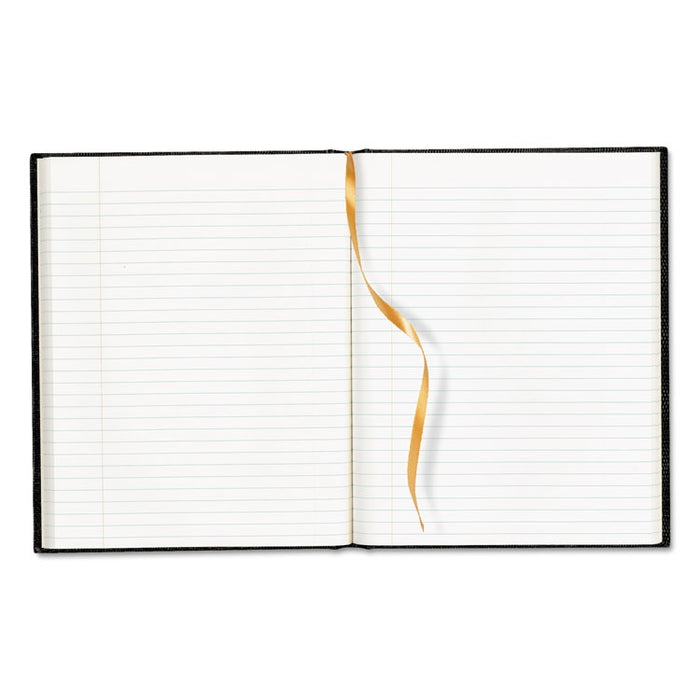 Executive Notebook with Ribbon Bookmark, 1-Subject, Medium/College Rule, Blue Cover, (75) 11 x 8.5 Sheets