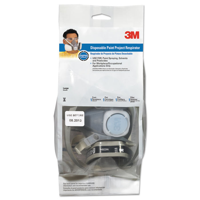 Dual Cartridge Respirator Assembly 52P71, Organic Vapor/P95, Medium
