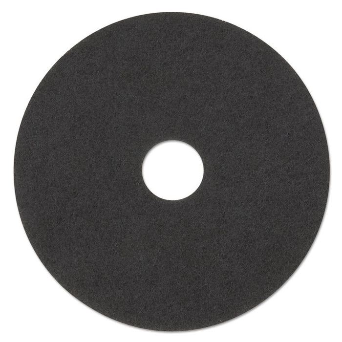 Low-Speed Stripper Floor Pad 7200, 23" Diameter, Black, 5/Carton