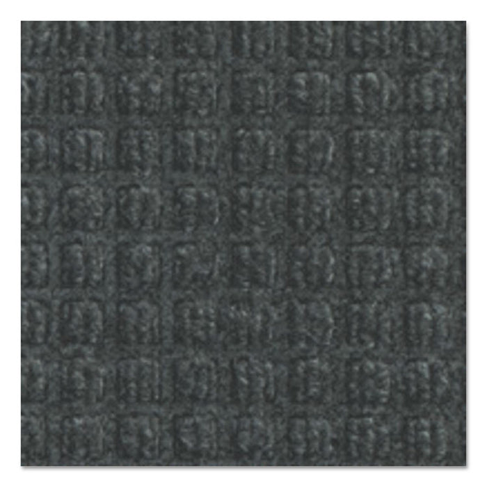Super-Soaker Wiper/Scraper Mat with Gripper Bottom, Rectangular, Charcoal Gray Loop Pile Surface, 36" x 10 ft
